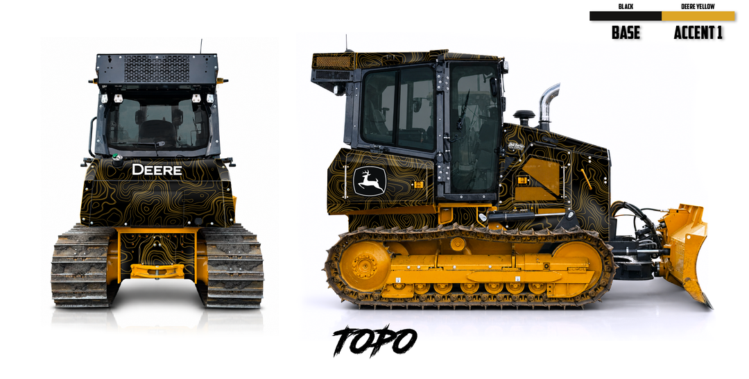 Deere 650P Wrap Kits Dirty Graphix