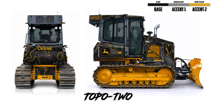 Deere 650P Wrap Kits Dirty Graphix