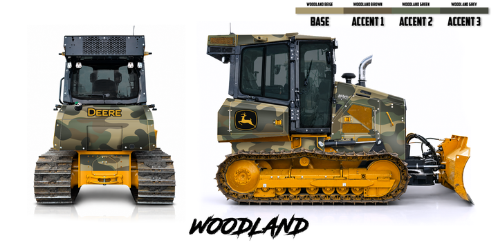 Deere 650P Wrap Kits Dirty Graphix