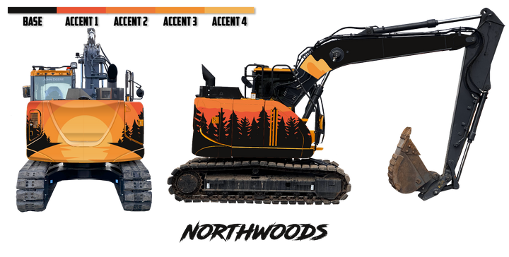 Deere 135G/P Full Wrap Kit