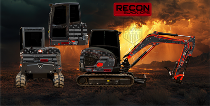 RECON "BLACK_OPS" - Kubota Special Edition Wrap Kits