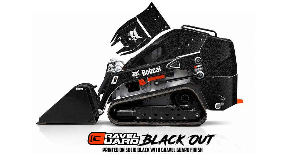 GRAVEL GUARD BLACKOUT - Bobcat Limited Edition Wrap Kits Dirty Graphix