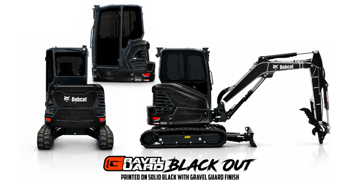 GRAVEL GUARD BLACKOUT - Bobcat Limited Edition Wrap Kits Dirty Graphix