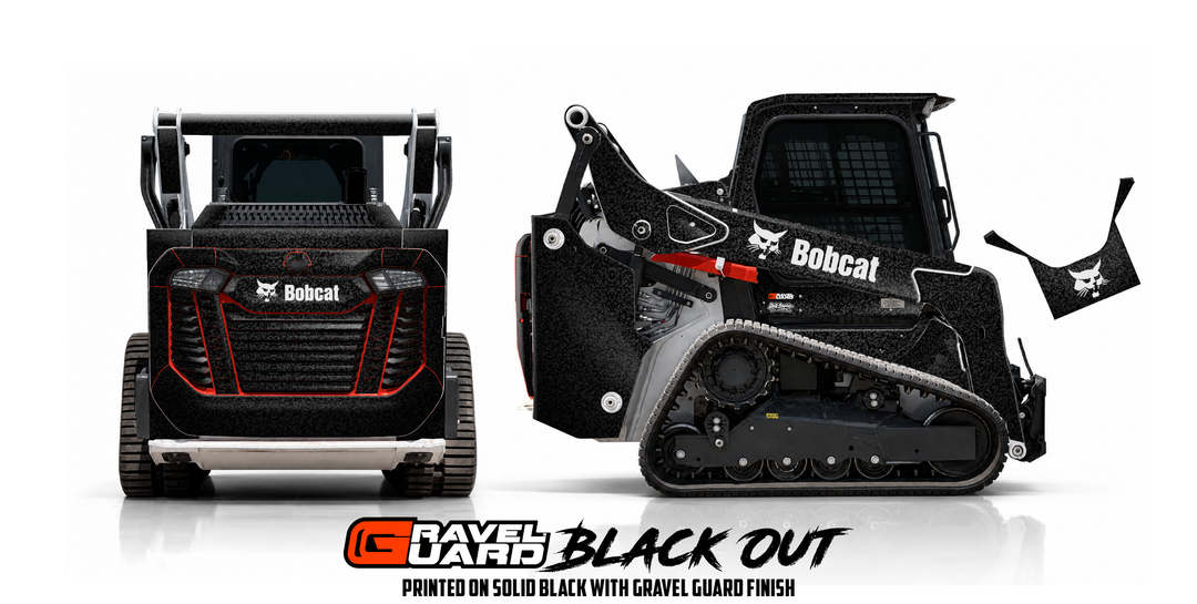 GRAVEL GUARD BLACKOUT - Bobcat Limited Edition Wrap Kits Dirty Graphix