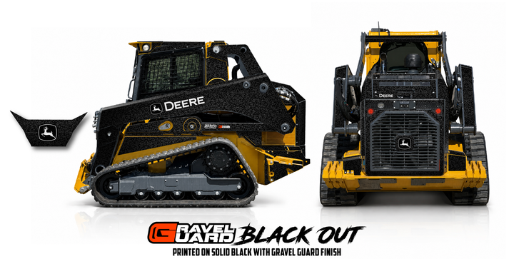 GRAVEL GUARD BLACKOUT - Deere Limited Edition Wrap Kits Dirty Graphix
