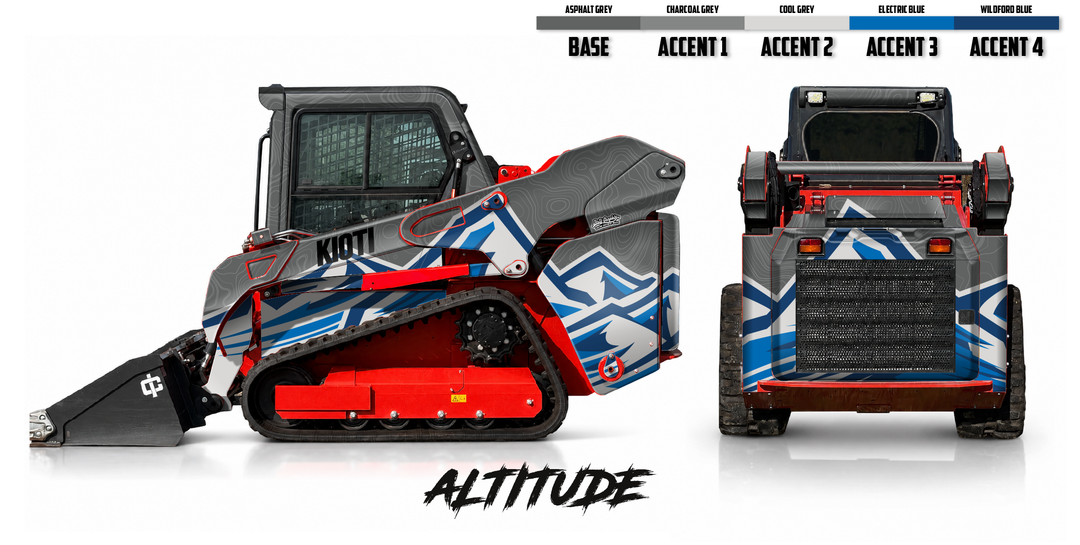 KIOTI TL750 Wrap Kits Dirty Graphix