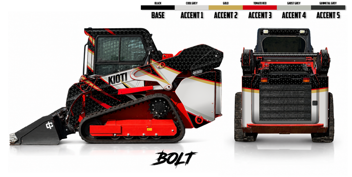 KIOTI TL750 Wrap Kits Dirty Graphix