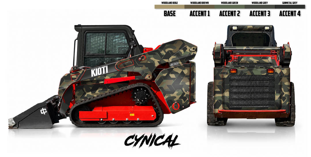 KIOTI TL750 Wrap Kits Dirty Graphix
