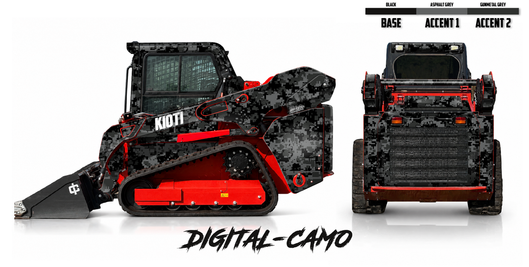 KIOTI TL750 Wrap Kits Dirty Graphix