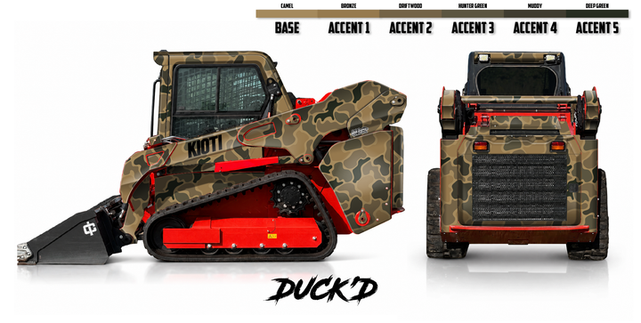 KIOTI TL750 Wrap Kits Dirty Graphix