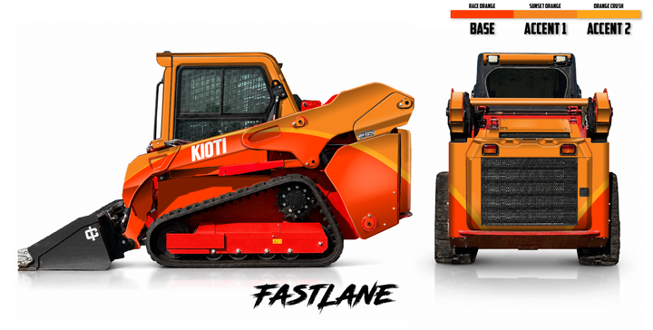 KIOTI TL750 Wrap Kits Dirty Graphix