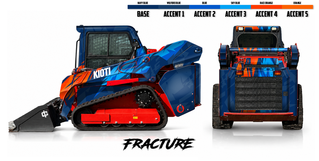 KIOTI TL750 Wrap Kits Dirty Graphix