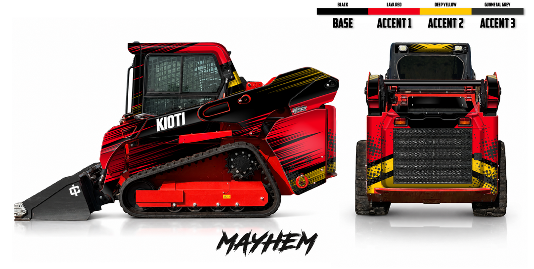 KIOTI TL750 Wrap Kits Dirty Graphix