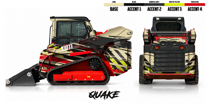 KIOTI TL750 Wrap Kits Dirty Graphix