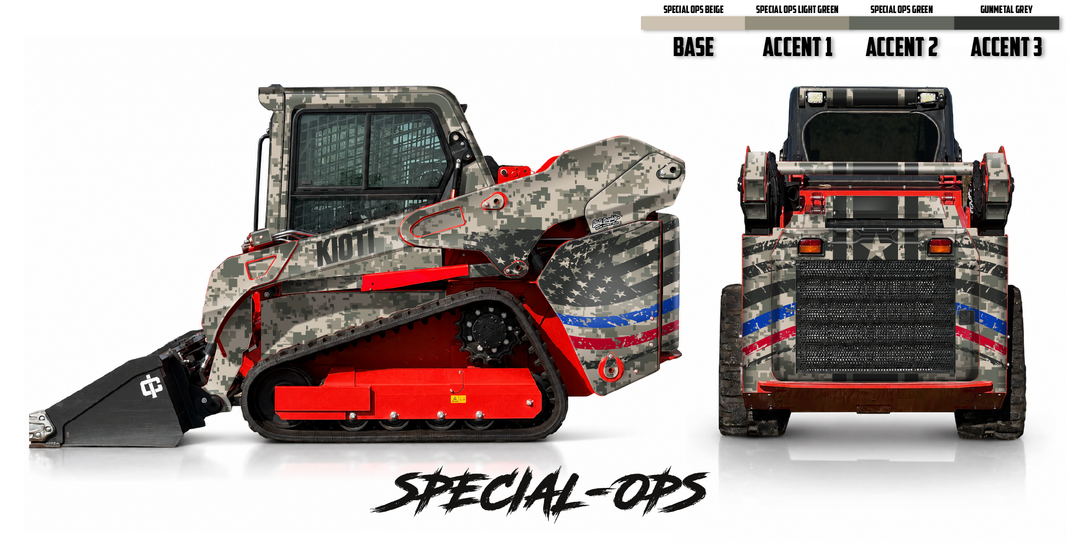 KIOTI TL750 Wrap Kits Dirty Graphix