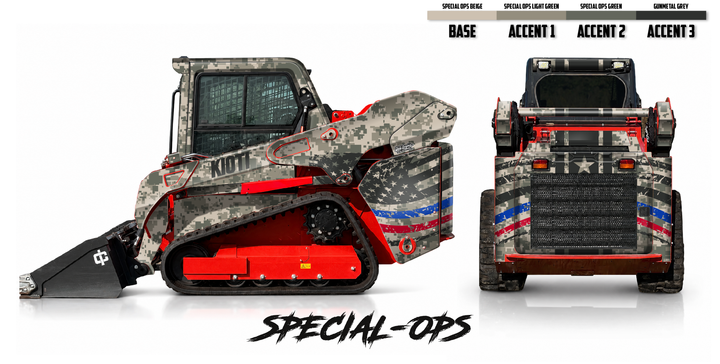 KIOTI TL750 Wrap Kits Dirty Graphix