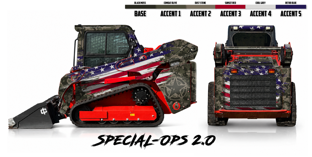 KIOTI TL750 Wrap Kits Dirty Graphix