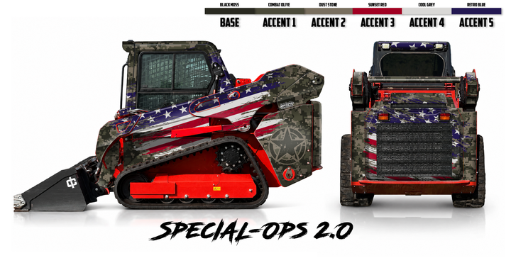 KIOTI TL750 Wrap Kits Dirty Graphix