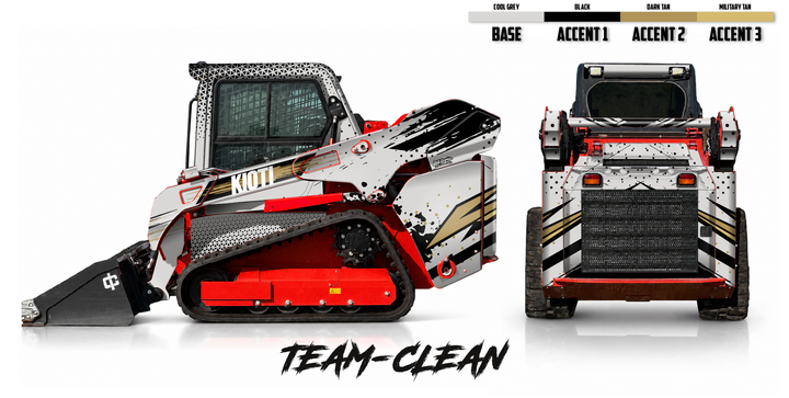 KIOTI TL750 Wrap Kits Dirty Graphix
