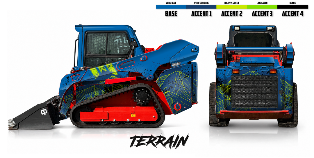 KIOTI TL750 Wrap Kits Dirty Graphix