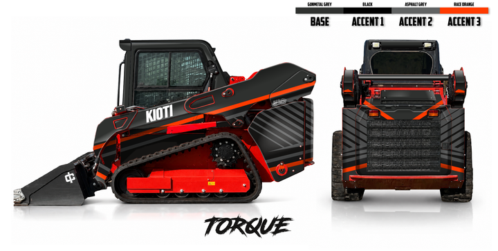 KIOTI TL750 Wrap Kits Dirty Graphix