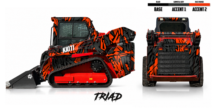 KIOTI TL750 Wrap Kits Dirty Graphix