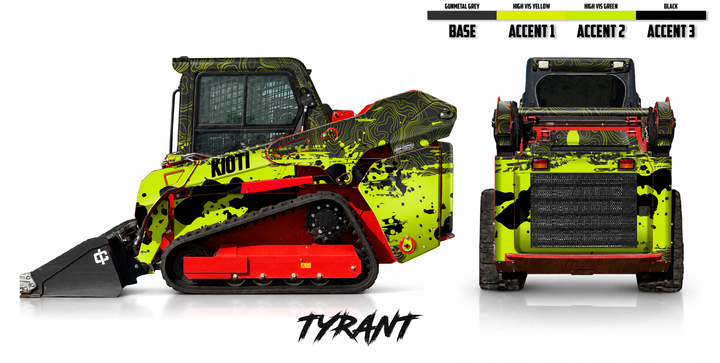 KIOTI TL750 Wrap Kits Dirty Graphix