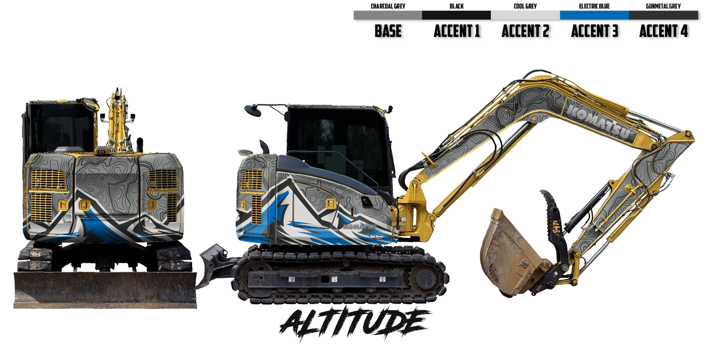 Komatsu PC88MR Wrap Kits
