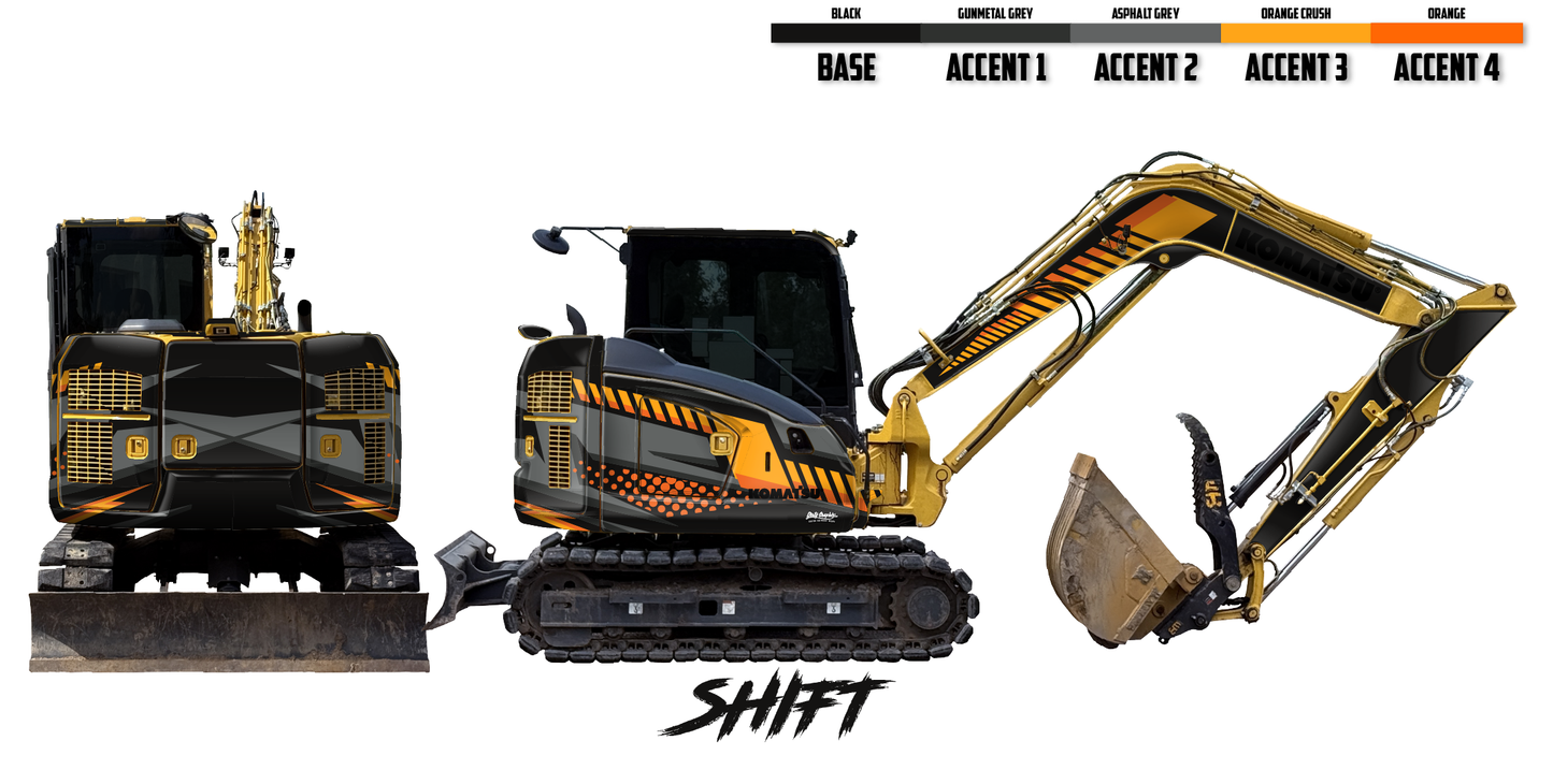 Komatsu PC88MR Wrap Kits