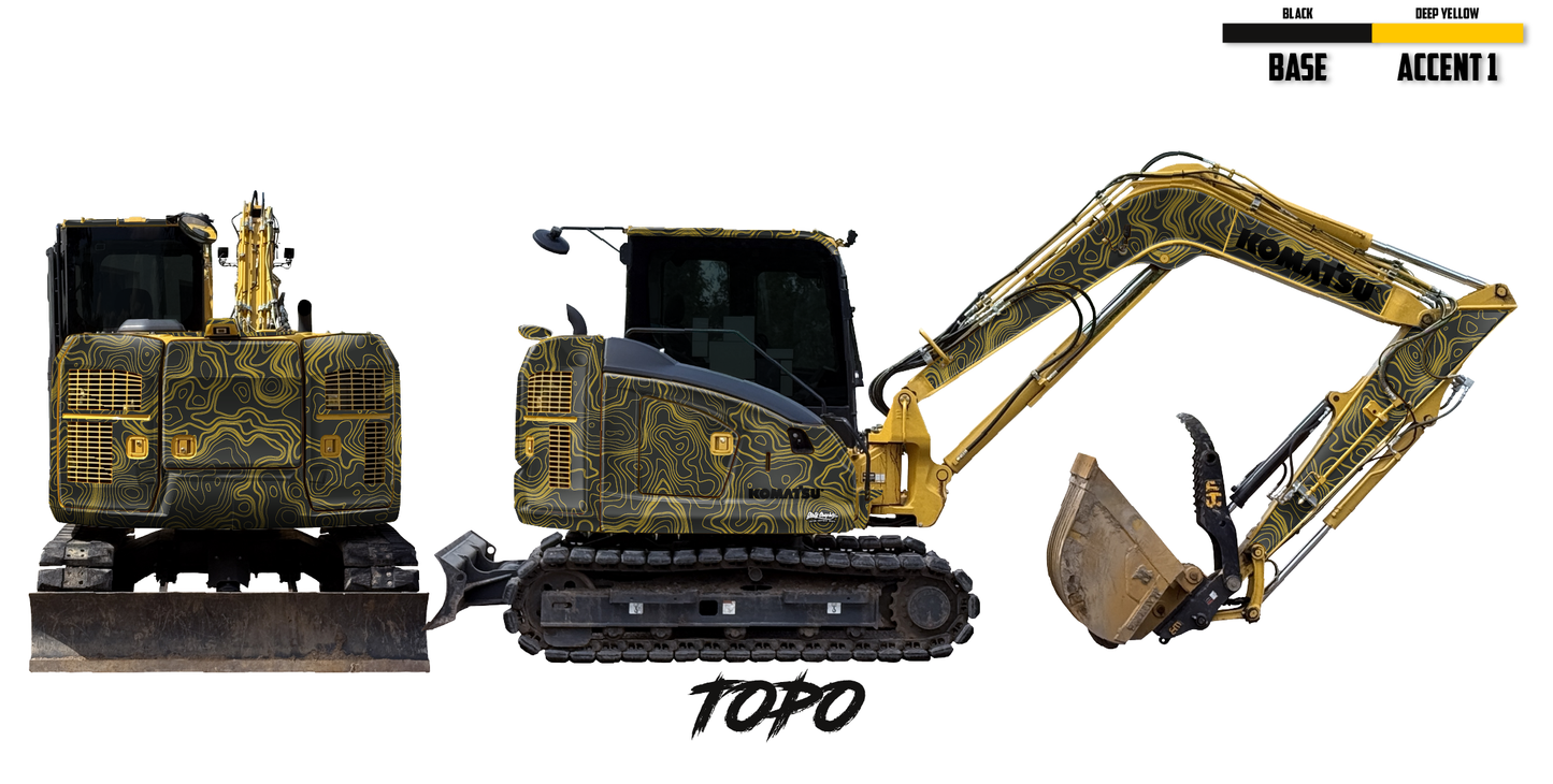 Komatsu PC88MR Wrap Kits