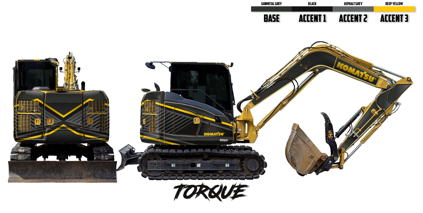 Komatsu PC88MR Wrap Kits