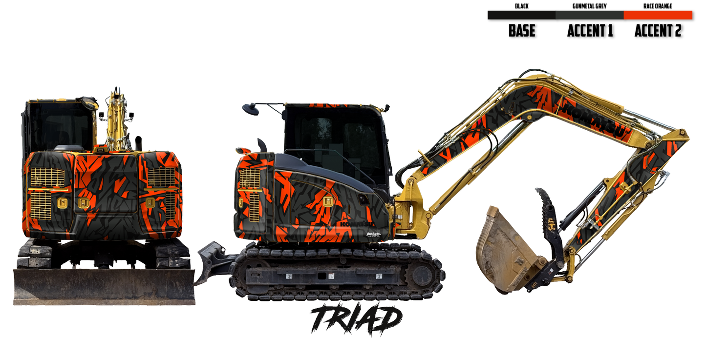 Komatsu PC88MR Wrap Kits