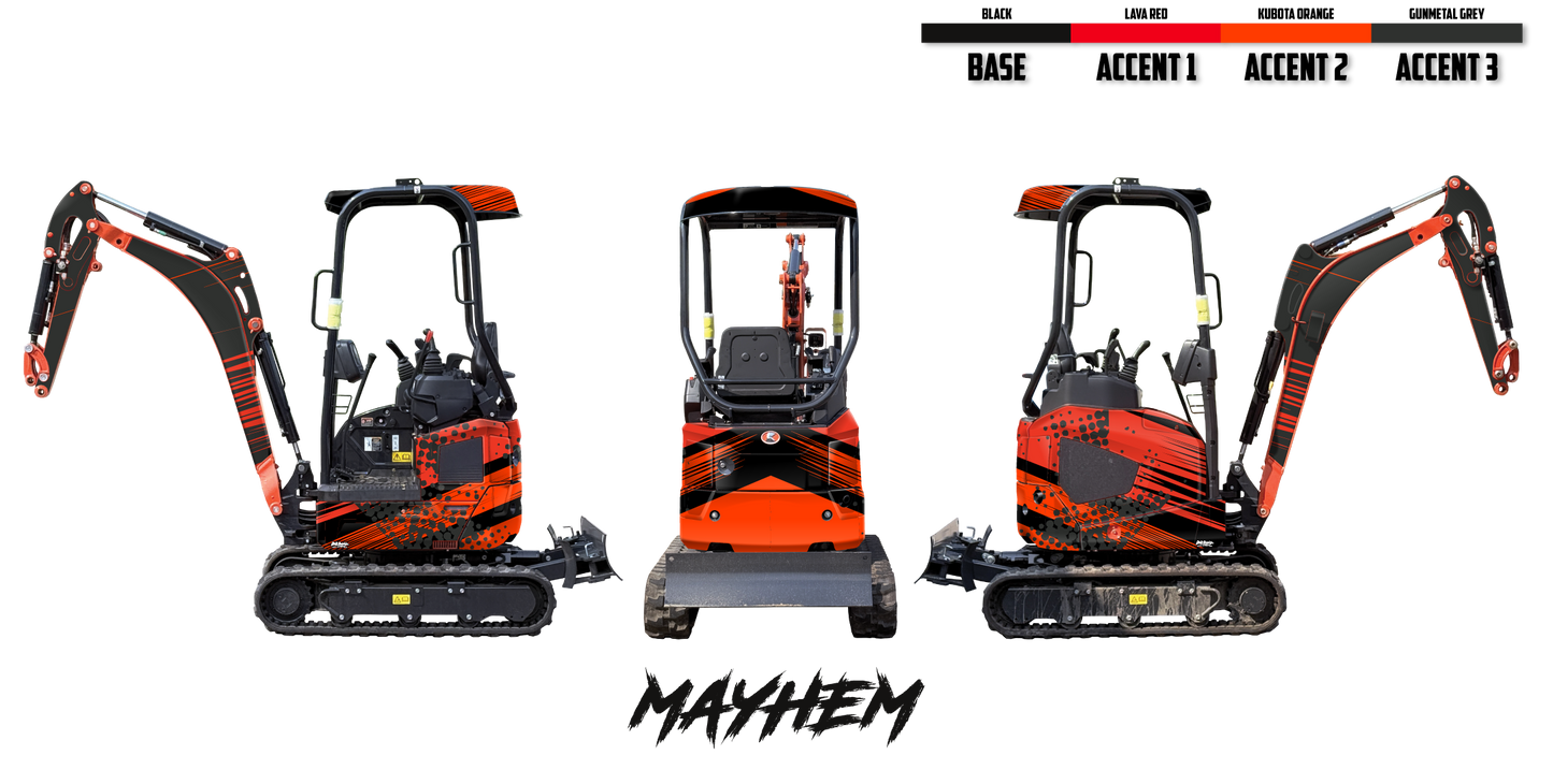 Kubota U17-5 Wrap Kits
