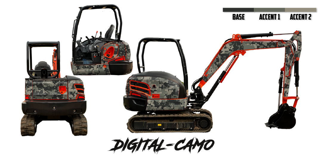 Kubota KX040-4 Wrap Kits – Dirty Graphix