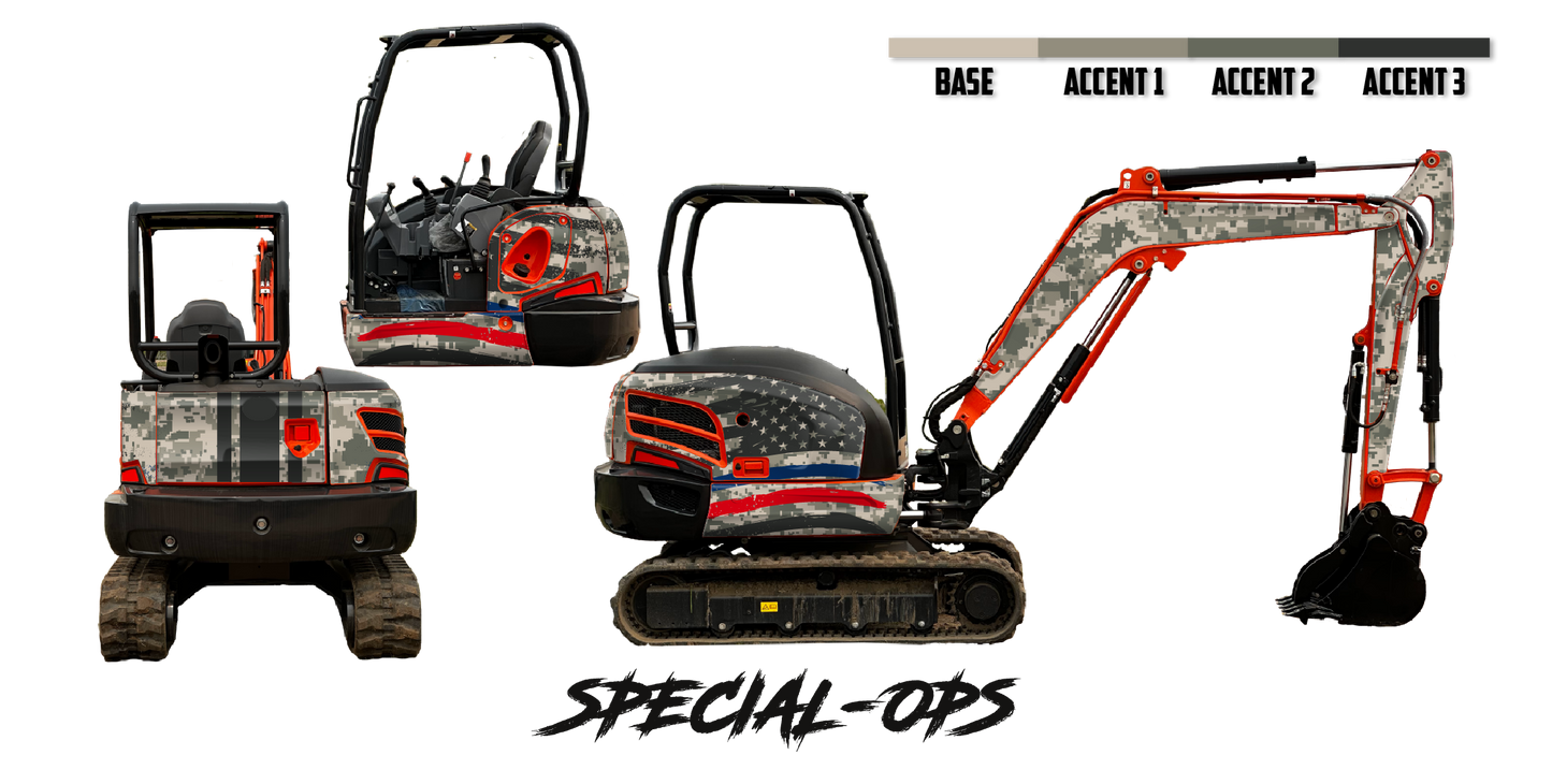 Kubota KX040-4 Wrap Kits