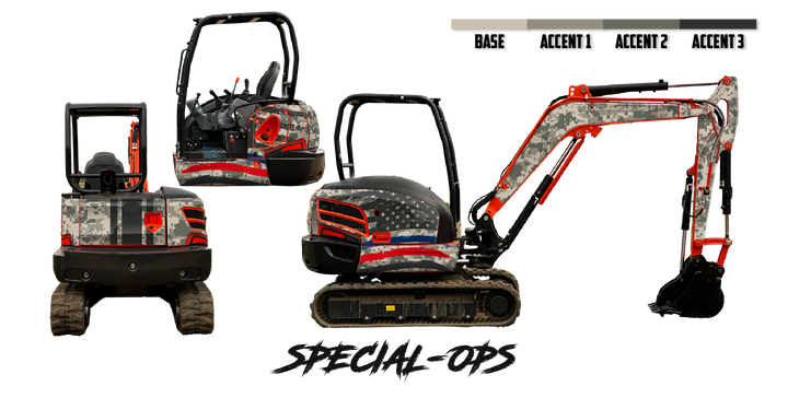 Kubota KX040-4 Wrap Kits