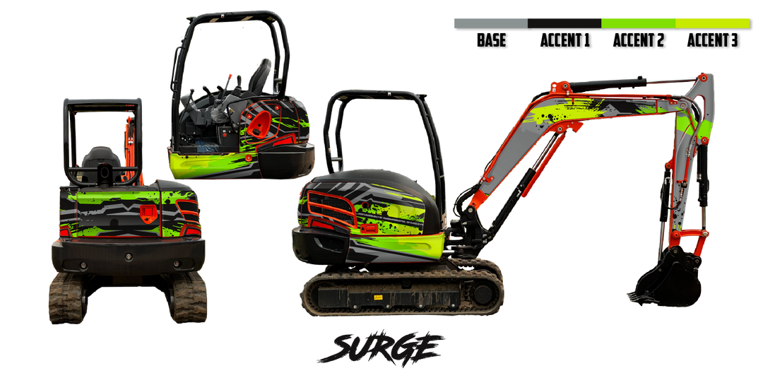 Kubota KX040-4 Wrap Kits – Dirty Graphix