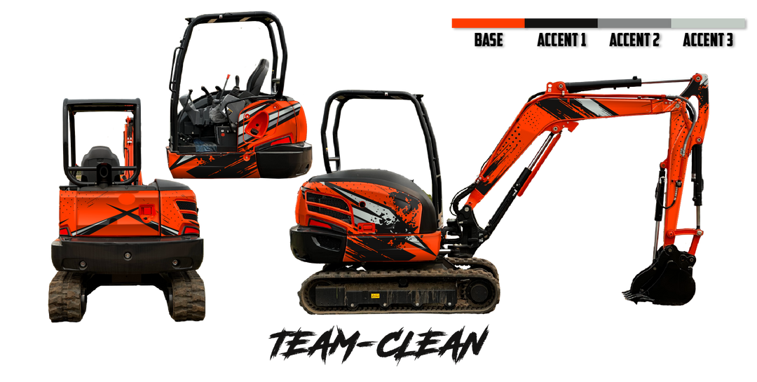 Kubota KX040-4 Wrap Kits – Dirty Graphix