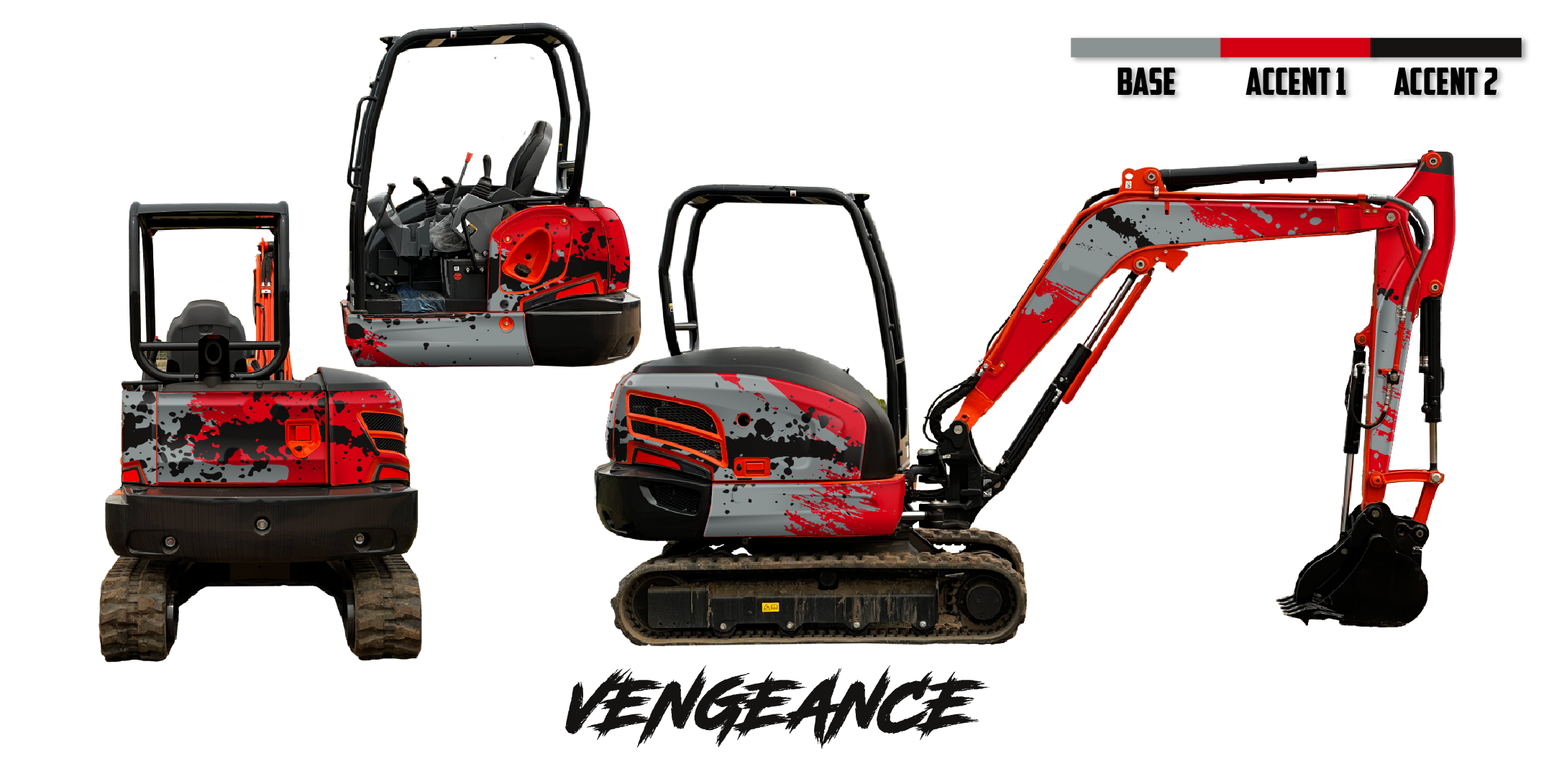 Kubota KX040-4 Wrap Kits – Dirty Graphix