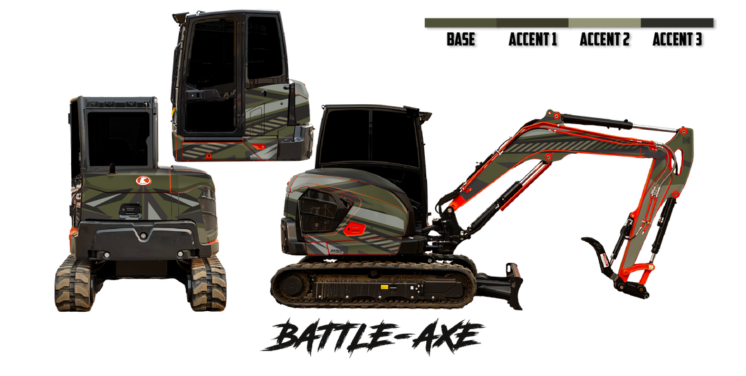 Kubota KX057-5 Wrap Kits – Dirty Graphix
