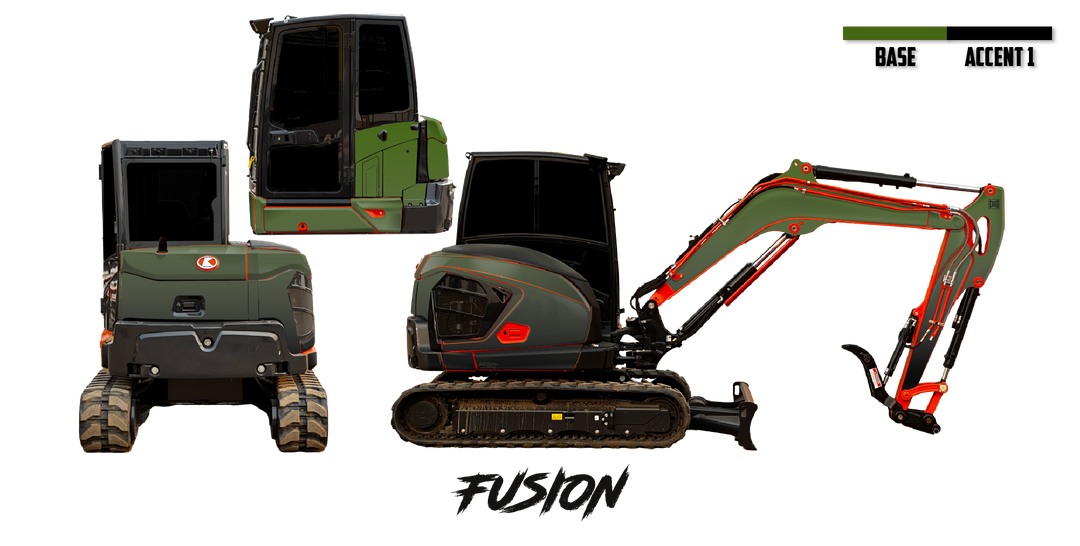 Kubota KX057-5 Wrap Kits – Dirty Graphix