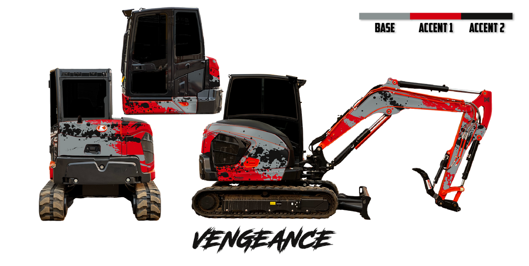 Kubota KX057-5 Wrap Kits – Dirty Graphix