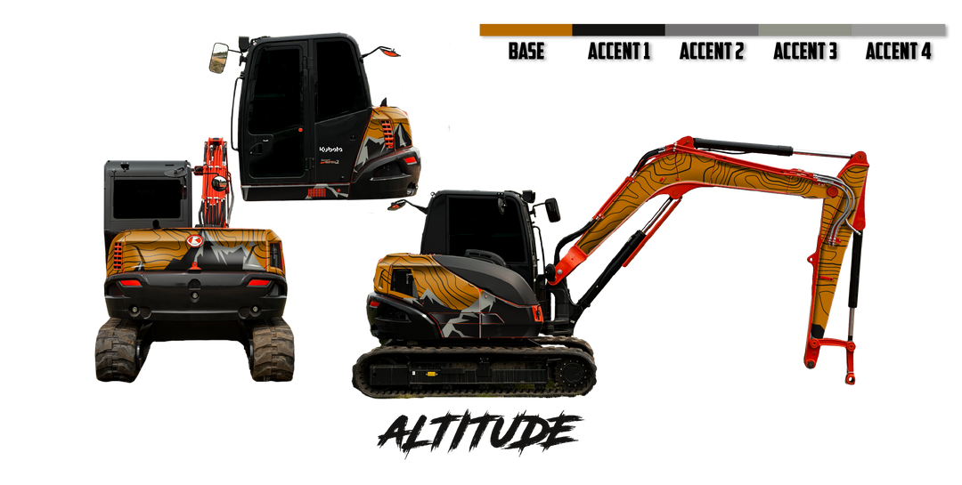 Kubota KX080-4 Wrap Kits
