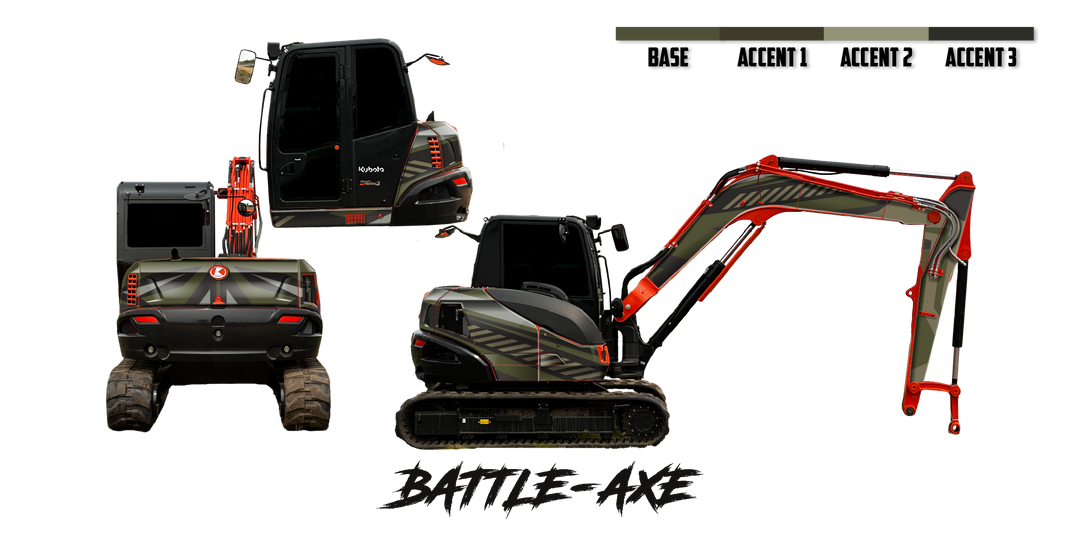 Kubota KX080-4 Wrap Kits