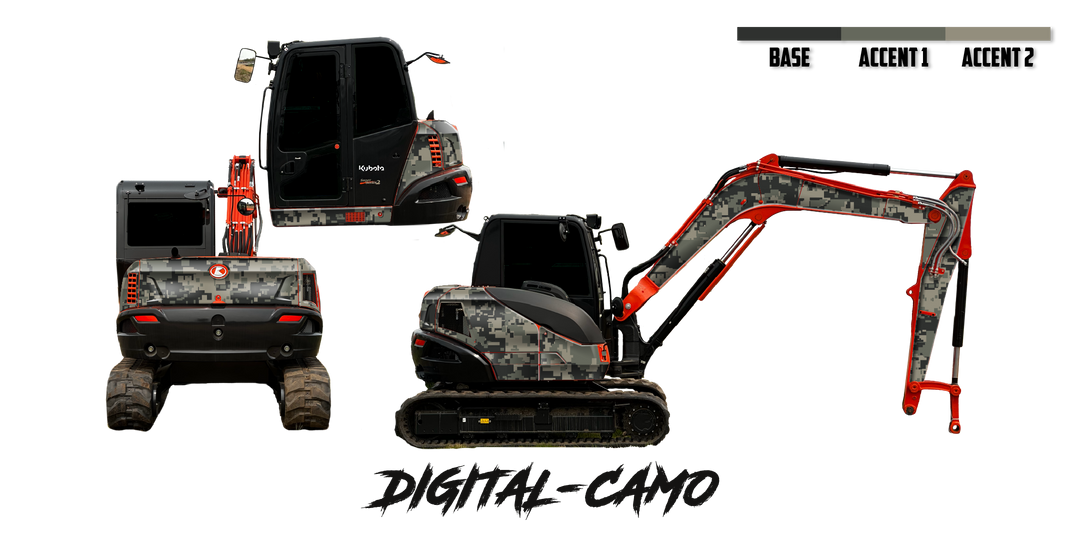 Kubota KX080-4 Wrap Kits