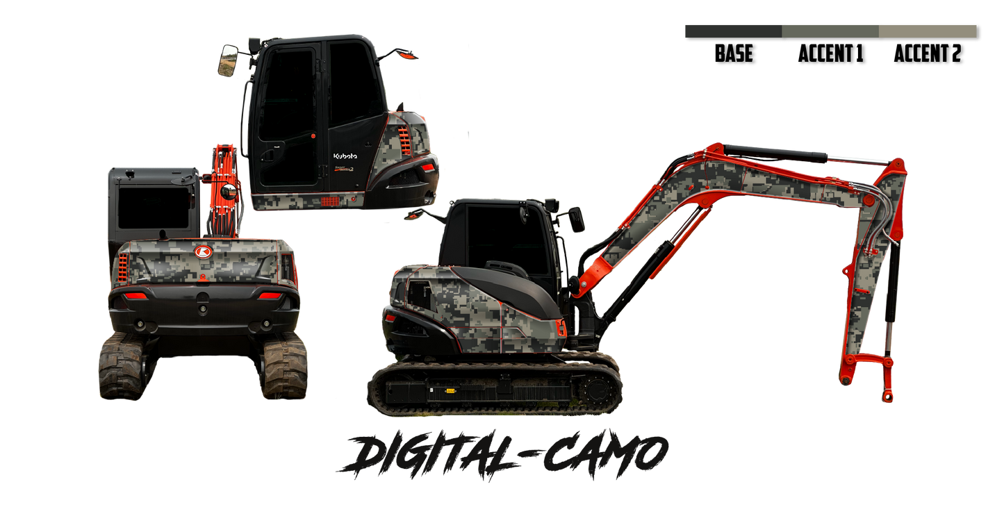 Kubota KX080-4 Wrap Kits