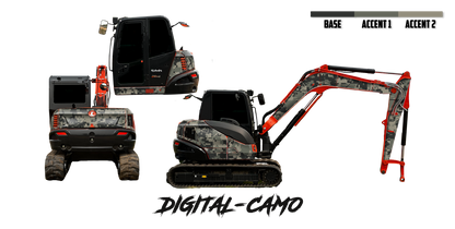 Kubota KX080-4 Wrap Kits