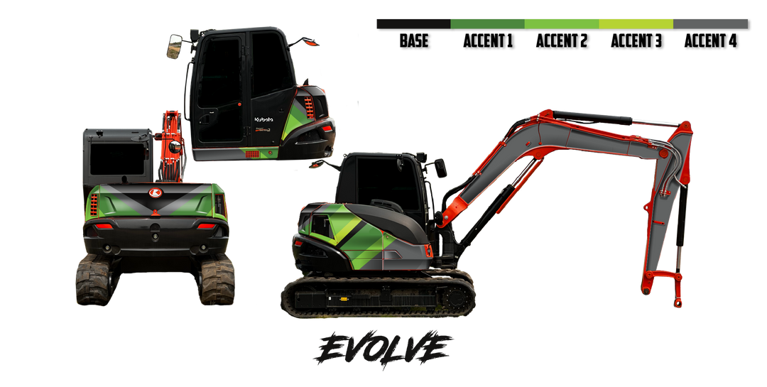 Kubota KX080-4 Wrap Kits