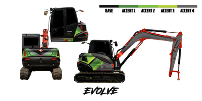 Kubota KX080-4 Wrap Kits