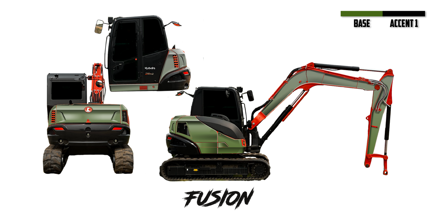 Kubota KX080-4 Wrap Kits